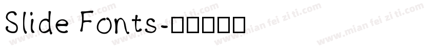 Slide Fonts字体转换